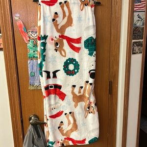 Rudolph the red nosed reindeer Christmas blanket